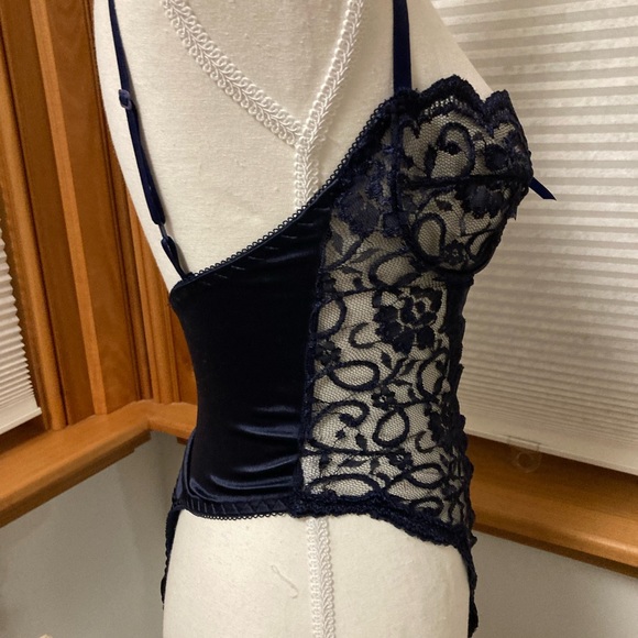 Coquette size small bodysuit in navy - Picture 3 of 7